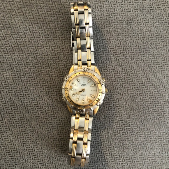 Anne Klein Accessories - Anne Klein II Instalite silver and gold tone watch